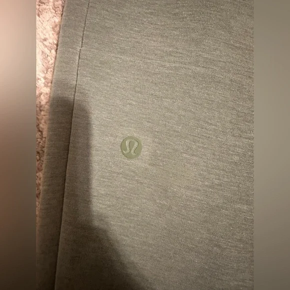 Lululemon Men’s Gridliner Fleece Joggers Green Twill - Picture 8 of 10